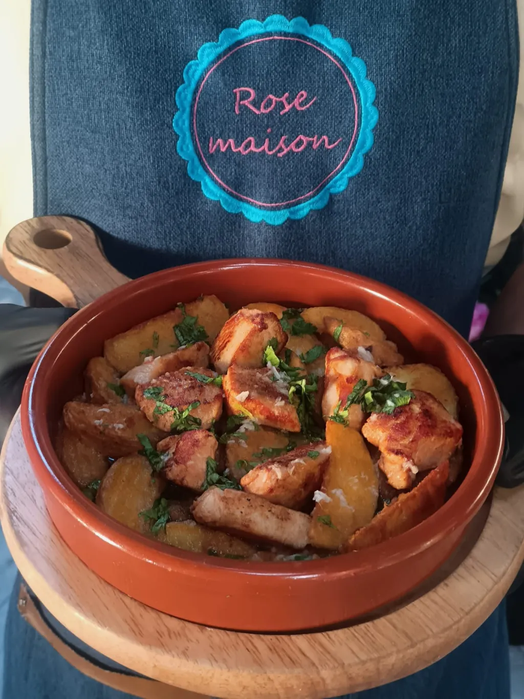 دجاج فخار بالليمون