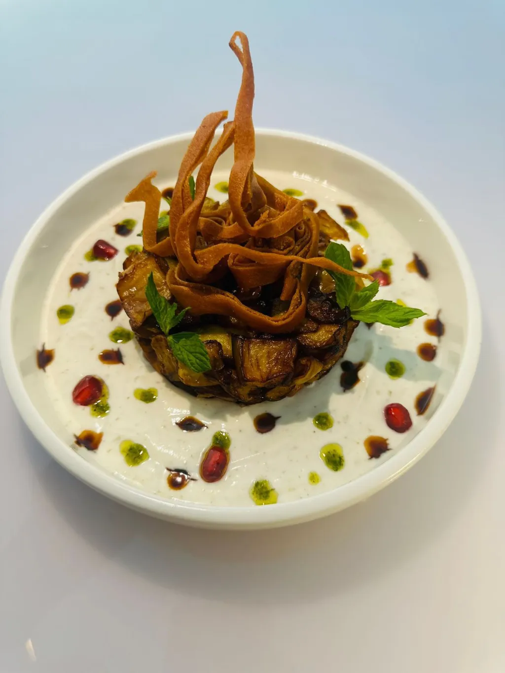 فتة باذنجان